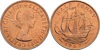 Großbritannien Half Penny Queen Elizabeth II. -