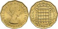 Großbritannien 3 Pence Queen Elizabeth II. -