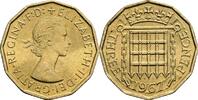 Großbritannien 3 Pence Queen Elizabeth II. -