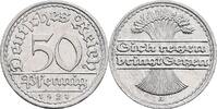 Deutsches Reich 50 Pfennig 1921 A vz- 20.92 元 含税 ＋  167.34 元 运费