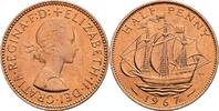 Großbritannien Half Penny Queen Elizabeth II. -