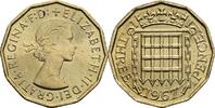 Großbritannien 3 Pence Queen Elizabeth II. -