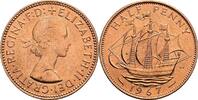 Großbritannien Half Penny Queen Elizabeth II. -