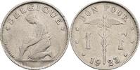 Belgien 1 Franc 1923 ss 20.92 元 含税 ＋  167.34 元 运费