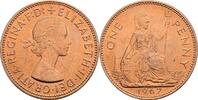 Großbritannien 1 Penny Queen Elizabeth II. -