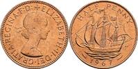 Großbritannien Half Penny Queen Elizabeth II. -