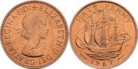 Großbritannien Half Penny Queen Elizabeth II. -