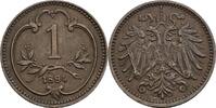 Österreich, Kaiser Franz Joseph I., 1 Heller 1894 ss 20.92 元 含税 ＋  167.34 元 运费