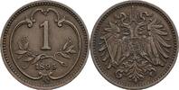 Österreich, Kaiser Franz Joseph I., 1 Heller 1895 ss 20.92 元 含税 ＋  167.34 元 运费
