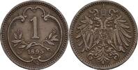 Österreich, Kaiser Franz Joseph I., 1 Heller 1895 ss 20.92 元 含税 ＋  167.34 元 运费