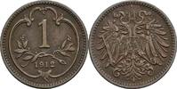 Österreich, Kaiser Franz Joseph I., 1 Heller 1912 ss 20.92 元 含税 ＋  167.34 元 运费