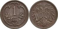 Österreich, Kaiser Franz Joseph I., 1 Heller 1912 ss 20.92 元 含税 ＋  167.34 元 运费