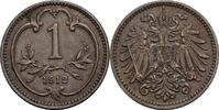 Österreich, Kaiser Franz Joseph I., 1 Heller 1912 ss 20.92 元 含税 ＋  167.34 元 运费