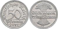 Deutsches Reich 50 Pfennig 1921 J ss 20.92 元 含税 ＋  167.34 元 运费