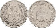Österreich, Kaiser Franz Joseph I. 10 Filler 1893 KB ss 20.85 元 含税 ＋  166.83 元 运费