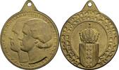 Niederlande Medaille mit Originalöse Prinz Bernhard und Prinzessin Juliana -