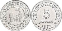 Indonesien 5 Rupiah 1979 vz 20.85 元 含税 ＋  166.83 元 运费