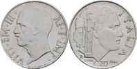 Italien, Victor Emanuel III. 1900-1946 20 Centesimi 1940 ss+ 20.88 元 含税 ＋  167.01 元 运费