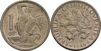 Tschechoslowakei 1 Koruna 1946 ss 20.85 元 含税 ＋  166.83 元 运费