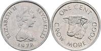 Seyschellen 1 Cent 1972 ss 20.92 元 含税 ＋  167.34 元 运费