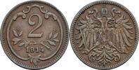 Österreich, Kaiser Franz Joseph I. 2 Heller -