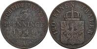Preußen, Friedrich Wilhelm IV. 1840-1861 3 Pfennige -