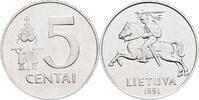 Litauen 5 Centai 1991 vz 20.85 元 含税 ＋  166.83 元 运费