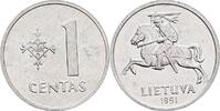 Litauen 1 Centas 1991 vz 20.85 元 含税 ＋  166.83 元 运费