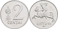 Litauen 2 Centai 1991 vz 20.85 元 含税 ＋  166.83 元 运费