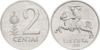 Litauen 2 Centai 1991 vz 20.85 元 含税 ＋  166.83 元 运费