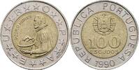 Portugal 100 Escudos 1990 ss/vz 20.85 元 含税 ＋  166.83 元 运费