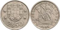 Portugal 2 1/2 Escudos 1984 ss 20.85 元 含税 ＋  166.83 元 运费