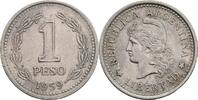 Argentinien 1 Peso 1959 ss 20.92 元 含税 ＋  167.34 元 运费