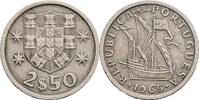 Portugal 2 1/2 Escudos 1965 ss 20.85 元 含税 ＋  166.83 元 运费