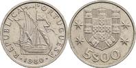 Portugal 5 Escudos 1980 ss 20.85 元 含税 ＋  166.83 元 运费