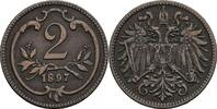 Österreich, Kaiser Franz Joseph I. 2 Heller -