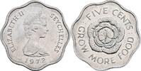 Seychellen 5 Cents 1972 vz 20.92 元 含税 ＋  167.34 元 运费