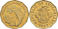 Seychellen 10 Cents 1977 vz/stfr 20.92 元 含税 ＋  167.34 元 运费