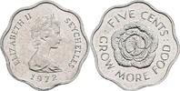 Seychellen 5 Cents 1972 vz 20.92 元 含税 ＋  167.34 元 运费