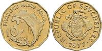 Seychellen 10 Cents 1977 vz/stfr 20.92 元 含税 ＋  167.34 元 运费