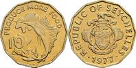 Seychellen 10 Cents 1977 vz/stfr 20.92 元 含税 ＋  167.34 元 运费