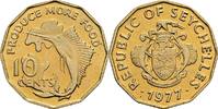 Seychellen 10 Cents 1977 vz/stfr 20.92 元 含税 ＋  167.34 元 运费