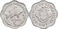 Seychellen 5 Cents 1977 vz 20.92 元 含税 ＋  167.34 元 运费