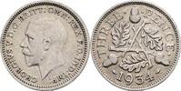 Großbritannien 3 Pence 1934 ss 20.92 元 含税 ＋  167.34 元 运费