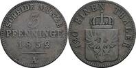 Preussen, Friedrich Wilhelm IV. 1840-1861 3 Pfennige -