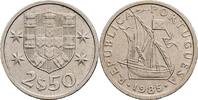 Portugal 2 1/2 Escudos 1985 ss 20.92 元 含税 ＋  167.34 元 运费