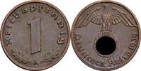 Deutsches Drittes Reich 1 Reichspfennig 1939 A ss 20.92 元 含税 ＋  167.34 元 运费