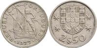 Portugal 2 1/2 Escudos 1977 ss 20.92 元 含税 ＋  167.34 元 运费