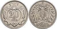 Österreich, Kaiser Franz Joseph I. 20 Heller -