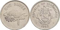 Seyschellen 1 Rupee 1982 ss+ 20.92 元 含税 ＋  167.34 元 运费